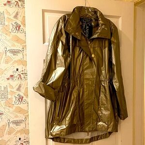 ANORAK Metallic Rain Coat. Sz. XL